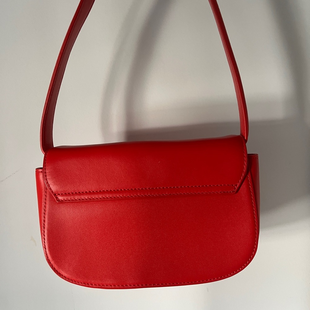 Diesel Red Shoulder Bag with Logo Detail - Picture 5 of 8